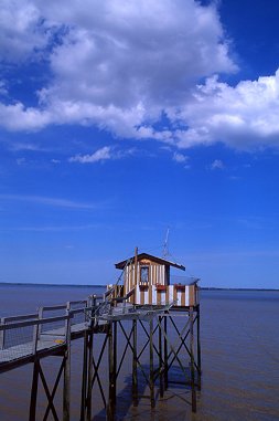 Carrelet de pêche à Jau-Dignac-Loirac