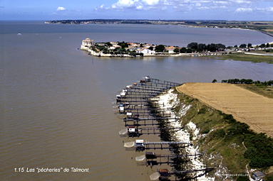 Les pêcheries de Talmont avant la tempête de 1999