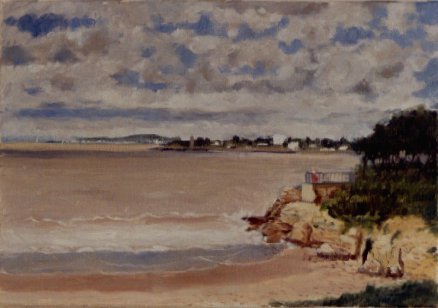 La rade de Saint-Georges-de-Didonne (huile sur toile)