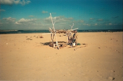 La Barre à l'Anglais, cabane aux oiseaux