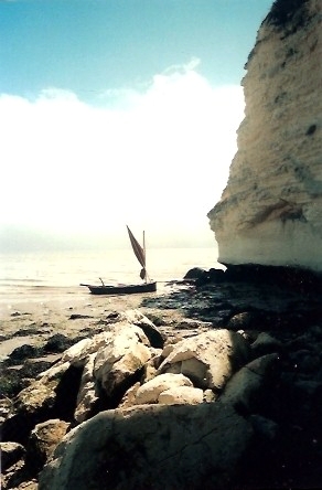 Sur la grève de Barzan