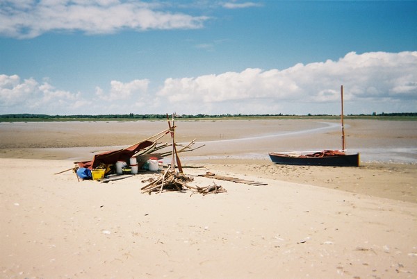 Marée basse au Verdon