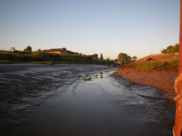 Marée basse à Saint-Christoly