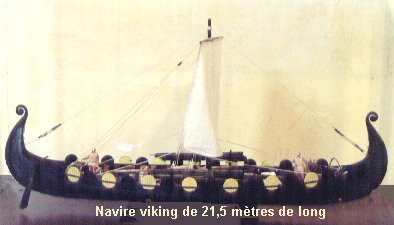 Maquette de navire viking, coll. Conservatoire
